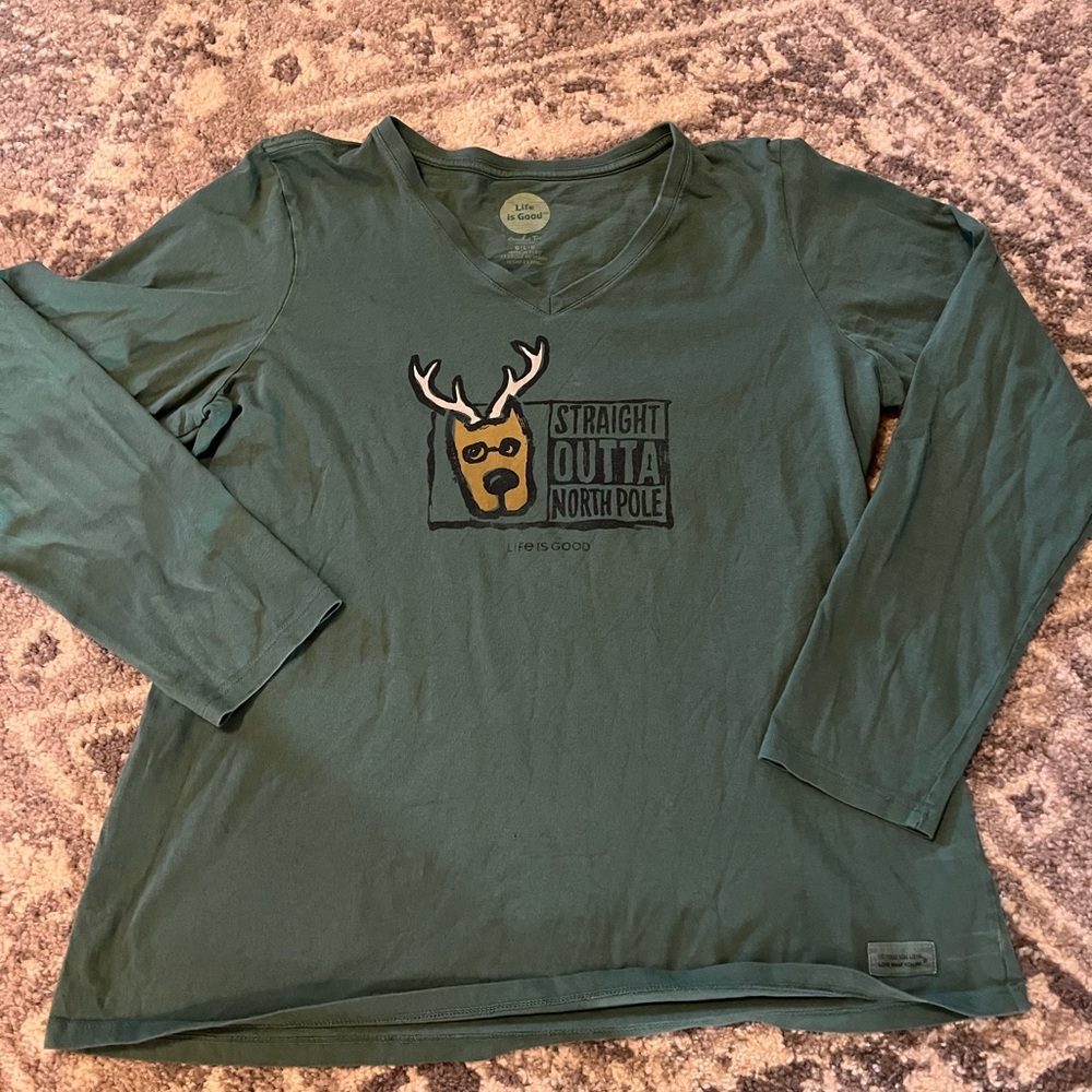 life is good long sleeve tee